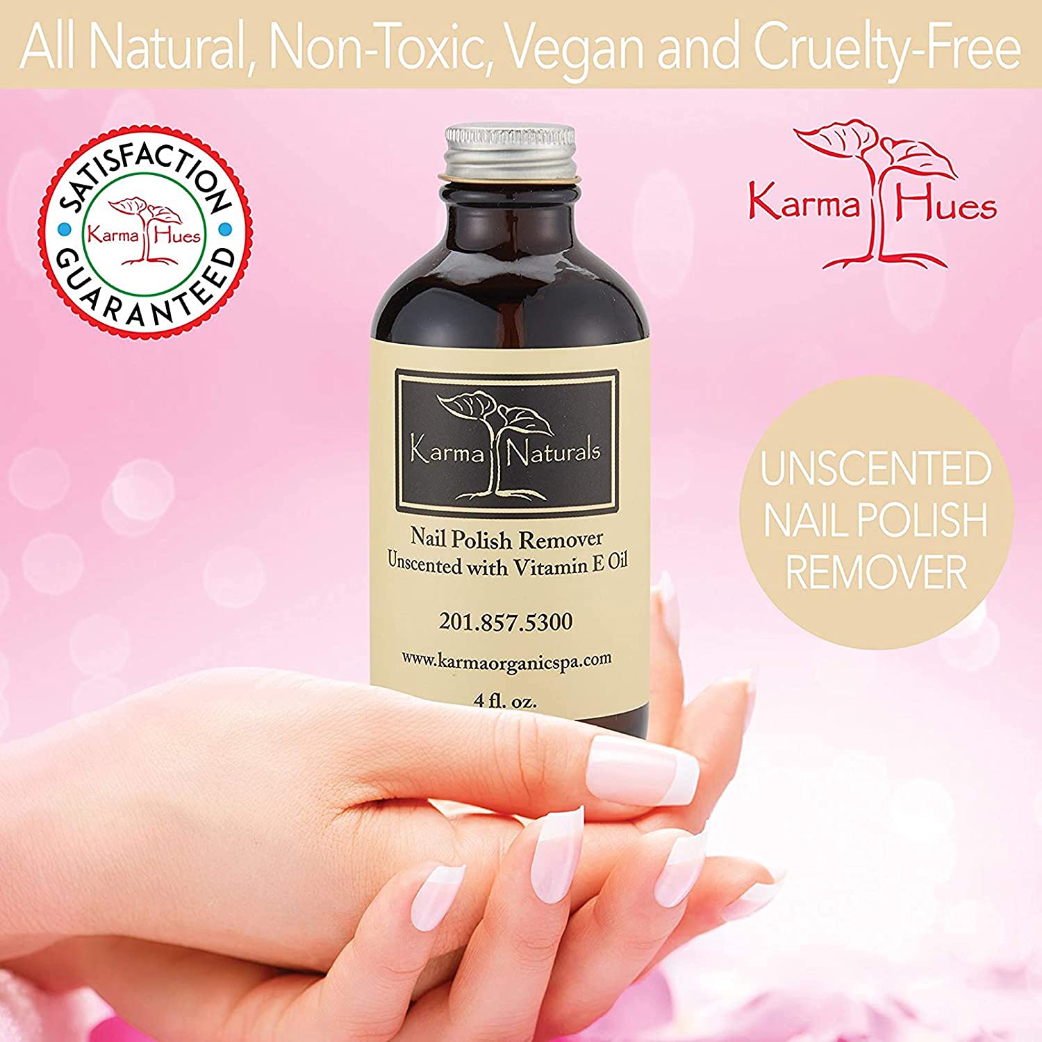 Karma Organic 無味 洗甲油 Unscented Remover with Vitamin E Oil